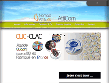 Tablet Screenshot of cendrier-de-poche.com